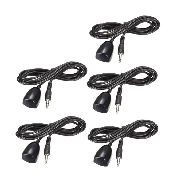5pcs 3.5mm IR Remote Control Receiver Extension 1.5m 10-18m Receiving Distance