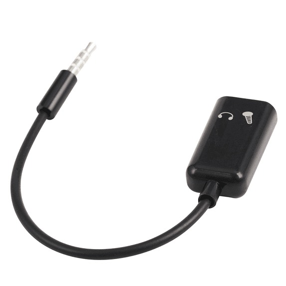 5pcs 3.5mm Stereo Audio Splitter Male to Headphone Headset + Microphone Adapter Couples Turn Wiring Harness Connector