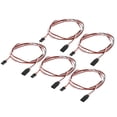 thumbnail image 1 of 5Pcs 3-Pin Servo Extension Cable Cord Connector Wire Male to Female 39.4inch 26AWG 30-Cores Servo Receiver Wire, 1 of 4