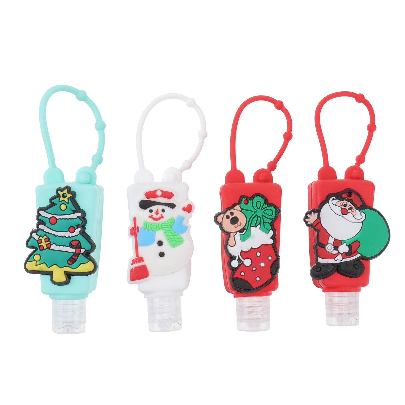 5pcs 30ML Christmas Series Hand Sanitizer Holders Cartoon Empty