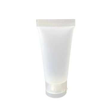5pcs Refillable Travel Size Bottles for Shampoo Hand Cream Lotion 30ml Each White PVC PP