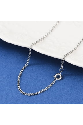 5pcs 316 Surgical Stainless Steel Cable Chain Necklaces with Brass Spring Ring Clasps Stainless Steel color 20 inch(50.8cm)