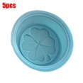 5pcs 3D Handmade DIY Silicone Mould for Soap, Fondant, Cake Decorating