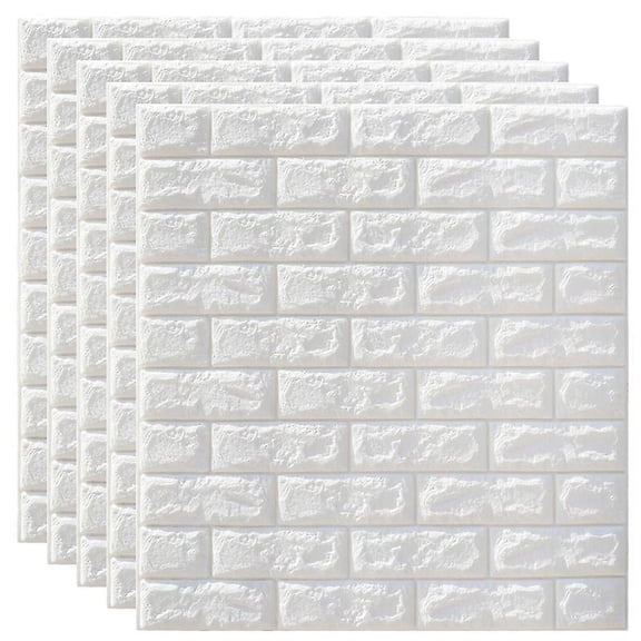 5pcs 3d Brick Wall Stickers