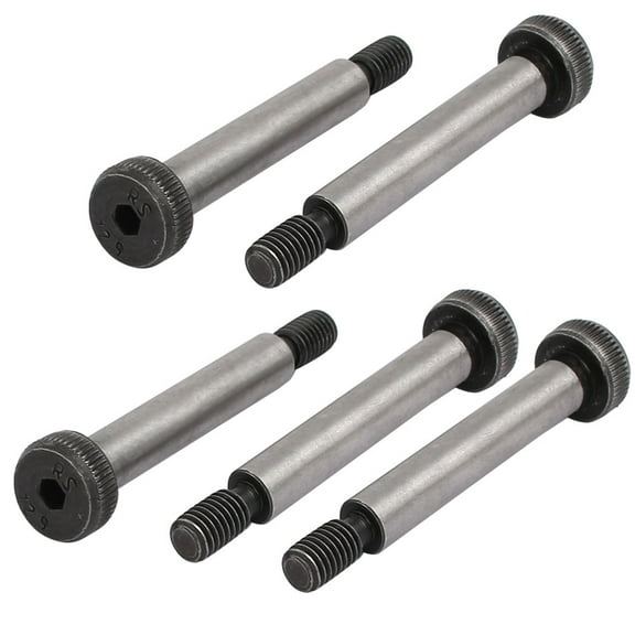 5pcs 40Cr Shoulder Bolt 6mm Shoulder Dia 35mm Alloy Steel Shoulder Length M5x10mm Thread