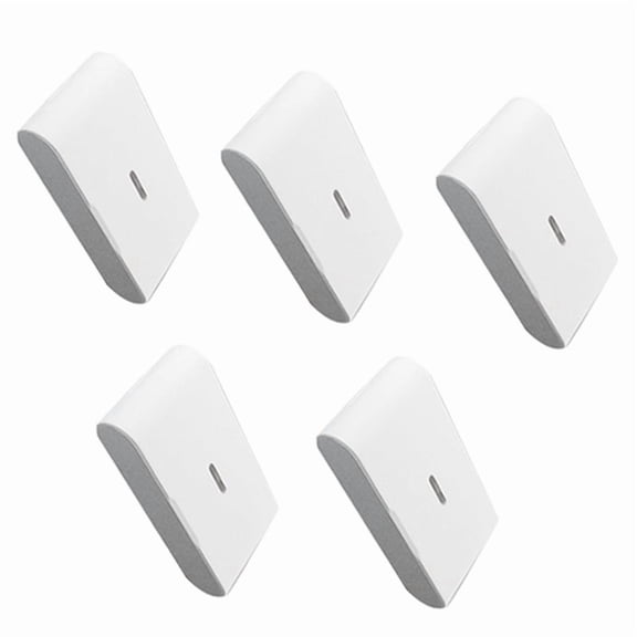 5pcs 433MHz Wireless Vibration Glass Break Detector, Adjustable Sensitivity, Compatible with Alarm Systems