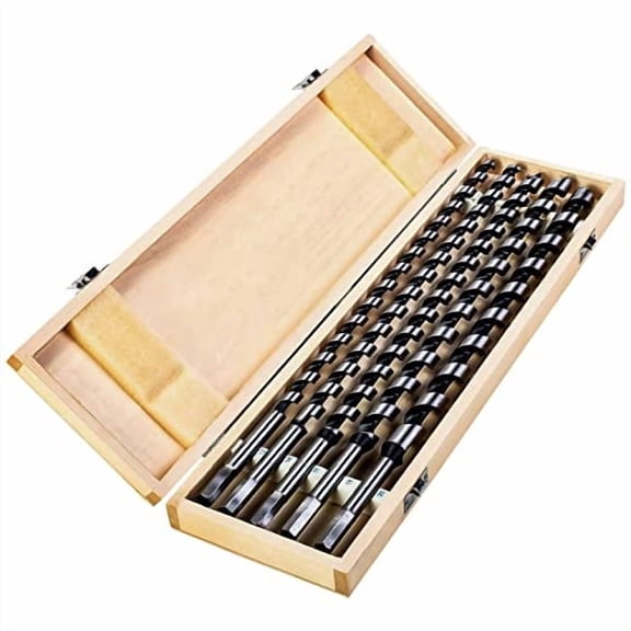 5pcs 460mm Auger Drill Bit for Wood 18 Inchs Ship Auger Long Drill Bit 12/14/16/18/20mm Diameter for Wood Hex Shank Length Deep Woodworking Drill Bit$$Tools & Hardware Other