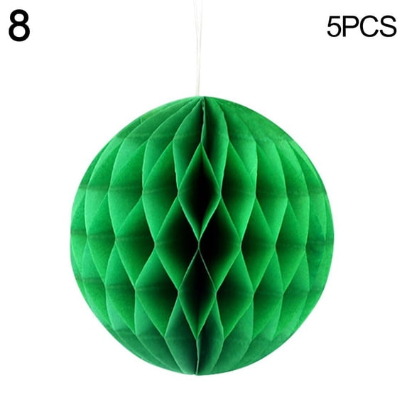 5pcs 4Inch 10cm DIY Baby Shower Gift Supplies Honeycomb Balls Paper Pom Poms Birthday Wedding Decor Chinese Paper Lantern 8