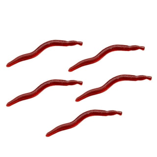100pcs Bionic Earthworm Artificial Worms Outside Toys Live Earthworms for  Gardening Swim baits Wax Worms Outdoor playset Simulation Earthworm Fish