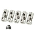 thumbnail image 1 of 5pcs 4mm to 5mm Rotatable Universal Steering Shaft U Joint Coupler L24XD11, 1 of 4