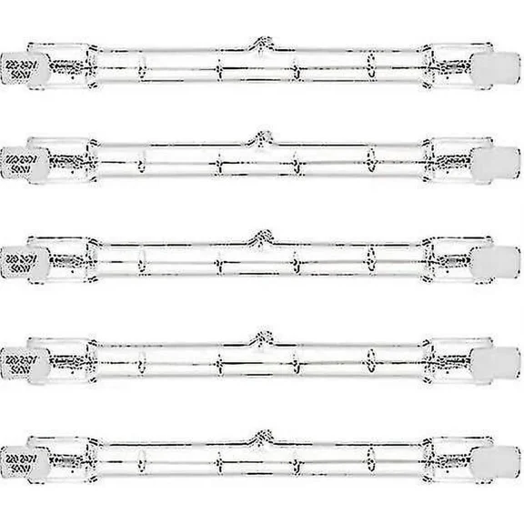 5pcs 500w R7s Linear Halogen Floodlight J118 500w Double Ended Security Light Bulb 118mm Length
