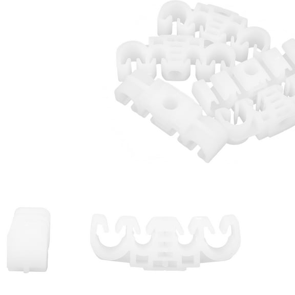 5pcs 50x16.5mm Plastic 4 Way Car Auto Petrol Line Hose Retaining Clip for Volkswagen