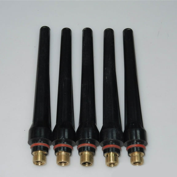 5pcs 57Y02 Long Back Cup Consumable Set For Tig Welding Torch WP-17 WP-18 WP-26 Welding Euqipment Accessories