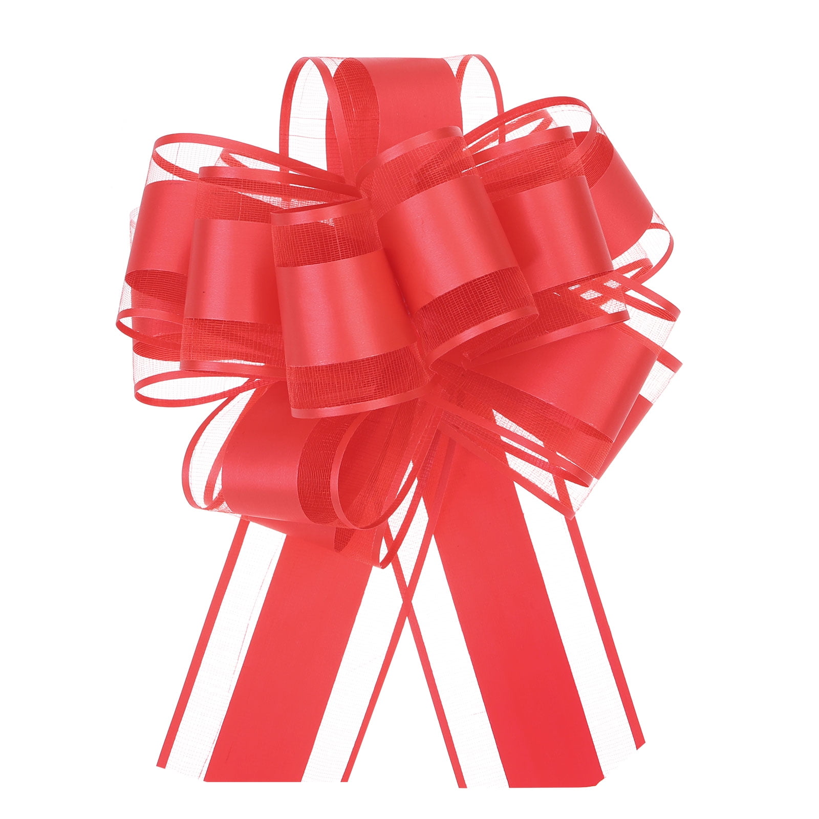 Giant Ribbon 5pcs 6 Inch Large Big Pull Bow Organza Gift Wrapping Bows Ribbon for ...