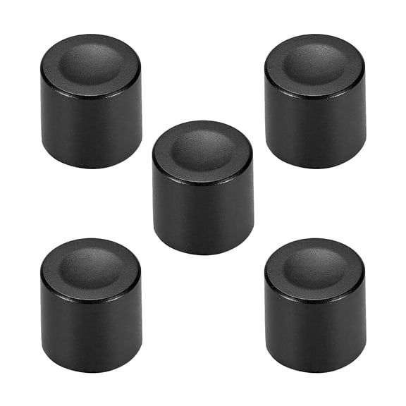 5pcs 6mm Potentiometer Control Knobs For Electric Guitar Volume Tone Knobs Black