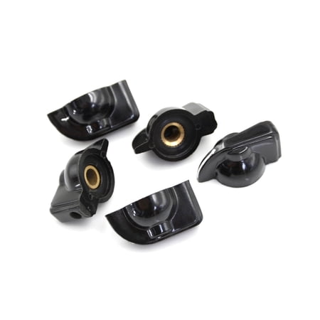 5pcs 6mm Top Dia Rotary Control Knobs Potentiometer Pot Tone