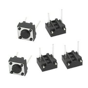 5pcs 6mmx6mmx4.3mm PCB Momentary Tactile Tact Push Button Switch 2 Pin DIP