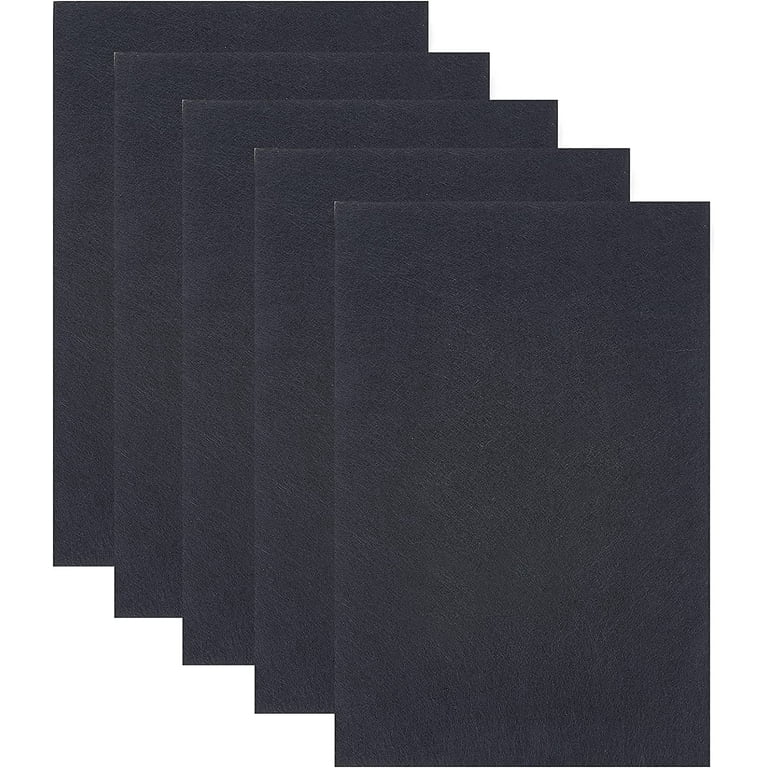 5pcs 7.9x11.8 2mm Fabric Adhesive Sheets Rectangle Black Fabric Sticky Back  Sheet Felt Fabric Sheets Adhesive Felt Patchwork Sewing Sheets for DIY  Crafts and Sewing Projects 