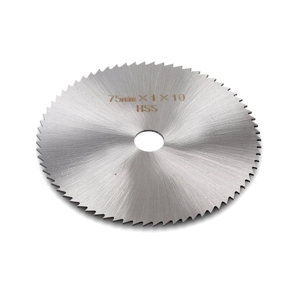 5pcs 75x10x1mm HSS Mini Circular Saw Blade Cutting Discs for Cutting Machine Power Tool Accessories