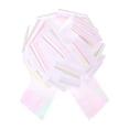 thumbnail image 1 of Uxcell Metallic Large Big Pull Bow Gift Wrapping Bows Ribbon for Wedding Car Presents Christmas Colorful White 24 inch, 1 of 7