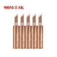 thumbnail image 1 of 5pcs 900MT Pure Copper Soldering Iron Tips for Reliable Soldering Results, 1 of 7