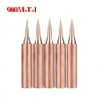 thumbnail image 1 of 5pcs 900M-T Copper Soldering iron tips -free welding solder tip 933.907.951, 1 of 5
