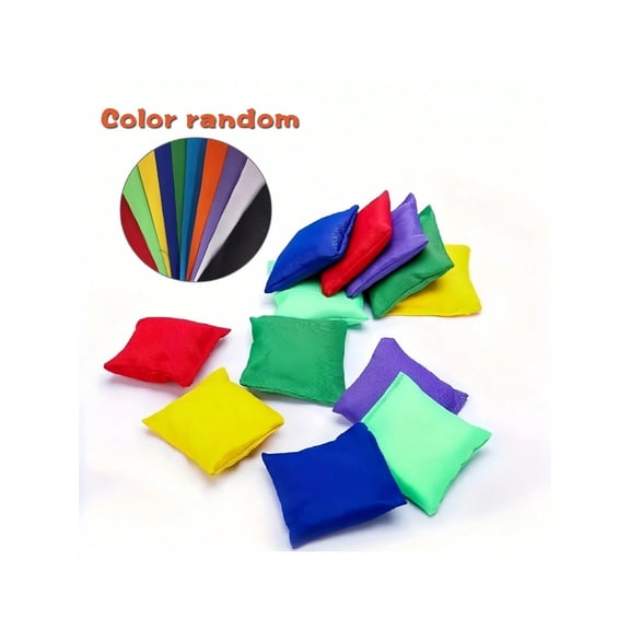 5pcs 9pcs Cornhole Bean Bags 1.97inch Square Toss Bags for Outdoor Lawn Beach Games 5x5cm