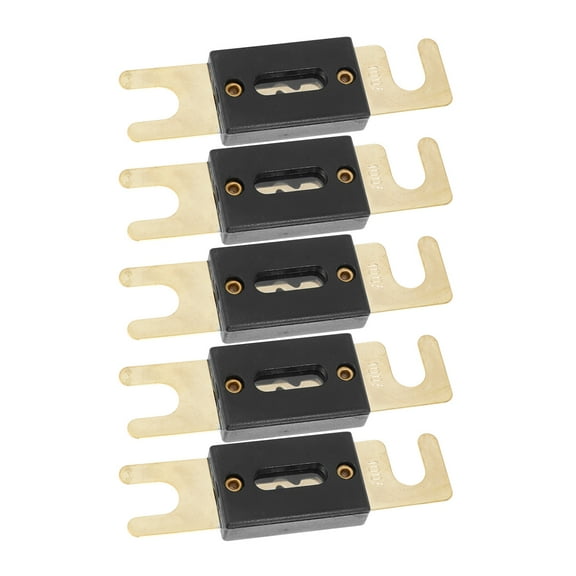 5pcs ANL Fuse Inline Fuse Gold Plated Fuse for Car Audio Video System (100A)