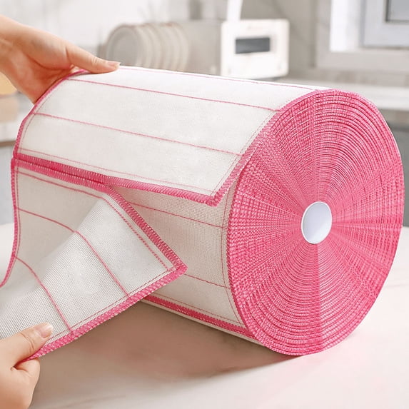 5pcs Absorbent Microfiber Dish Cloths - Lint Free Dishwashing Towels, Scouring Pads, and Cleaning Rags - Kitchen Accessories and Cleaning Tools