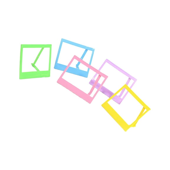 5pcs Acrylic Small Picture Photo Frames for Horizontal or Vertical Display for Home Decoration and Photography Supplies