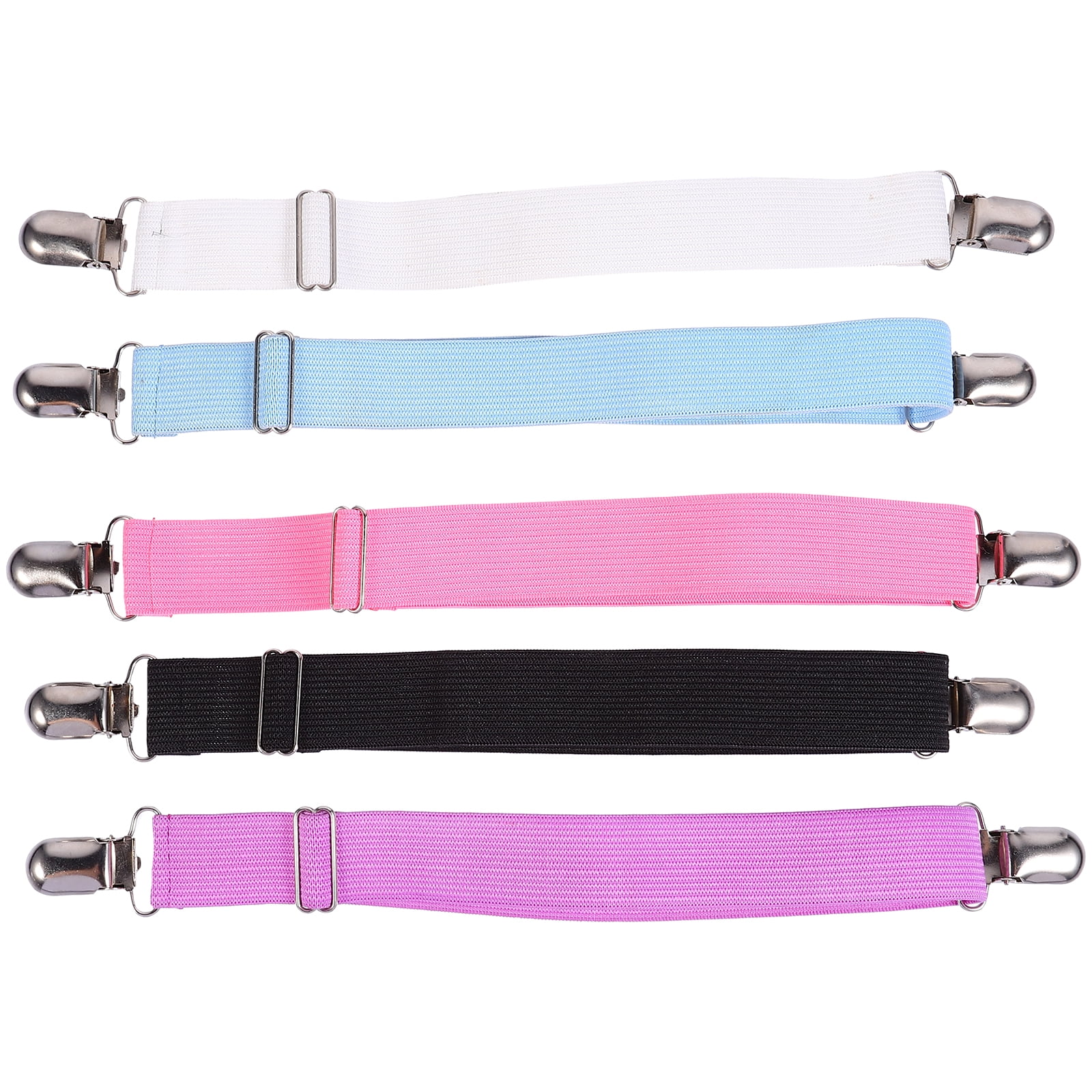 5pcs Adjustable Bed Sheet Strap Clips Elastic Mattress Sheet Fasteners