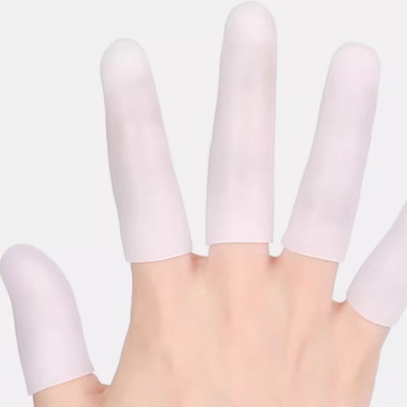 5pcs Adjustable Finger Protector Covers - Anti Blister Sleeves for Writing Cracked Fingers
