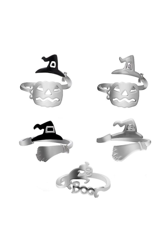 5pcs Adjustable Finger Ring