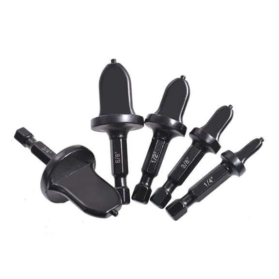 5pcs Air Conditioner Conditioning Tube Expander Swaging Tool Drill Bit Pipe Flaring Tools HSS Hexagonal Handle Tube Expander New ,Easy to Operate
