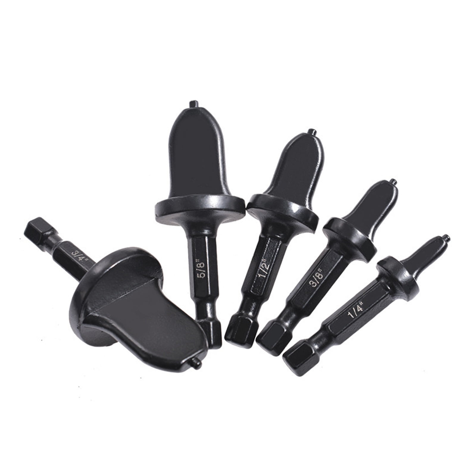 5pcs Air Conditioner Conditioning Tube Expander Swaging Tool Drill Bit Pipe Flaring Tools HSS Hexagonal Handle Tube Expander New ,One-Click Setup