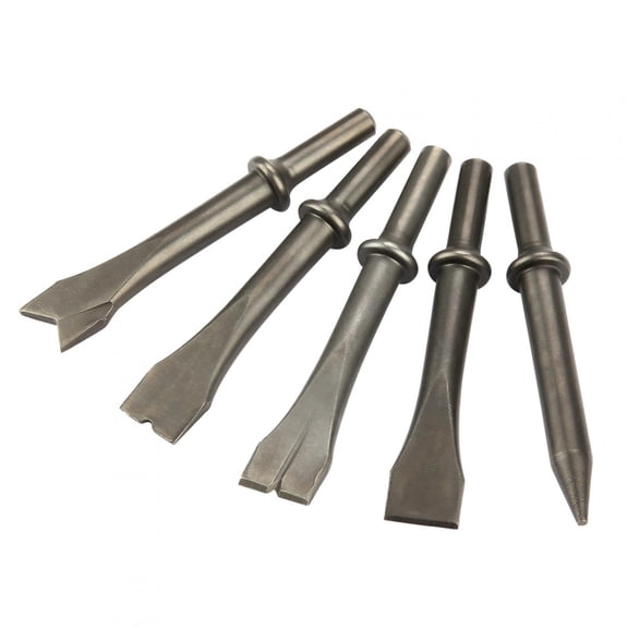 5pcs Air Hammer Chisel Set Pneumatic Hammer Bit Set for 150/190/250 Air Hammer