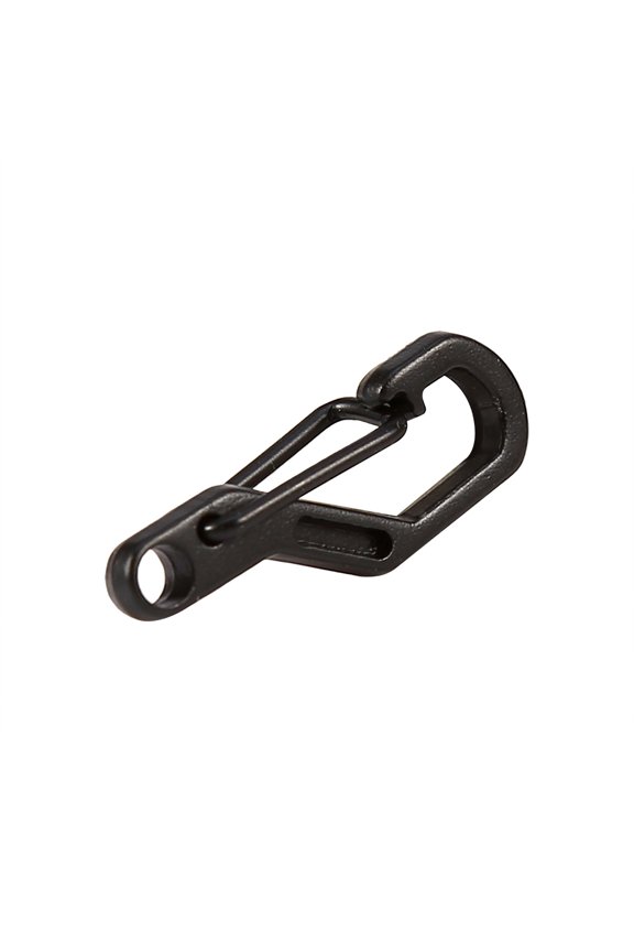 5pcs Alloy Outdoor Mini Spring Hook Keychain Carabiner Key Ring Black