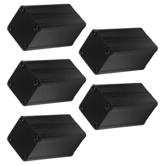 5pcs Aluminum PCB Enclosures 50x25x25mm for Heat Management and