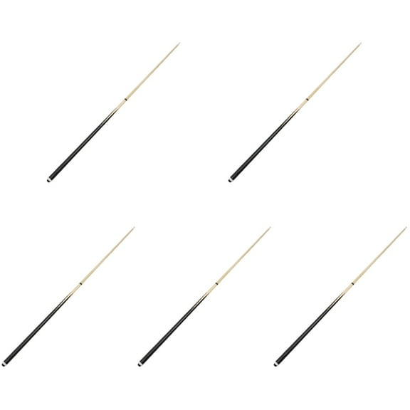 ETEREAUTY Hardwood Cue Sticks, Multi-Color, Comfort-Driven, Travel-Friendly, 5Pcs