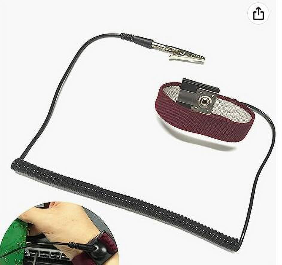 5pcs Anti Static Wrist Straps with Grounding Wire Anti Static Wristband