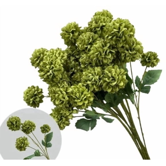 5pcs Artificial Hydrangea Flower Balls - Elegant 4-Headed Floral Arrangements for Weddings and Home Décor