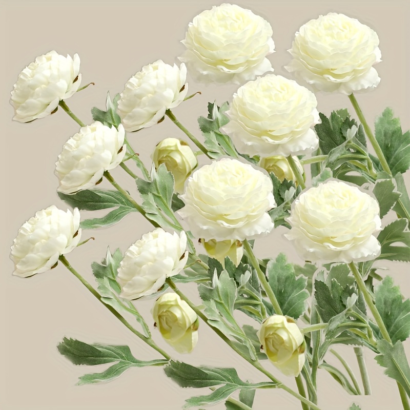 5pcs Artificial Lotus Flowers Real Touch Fake Flowers Flower