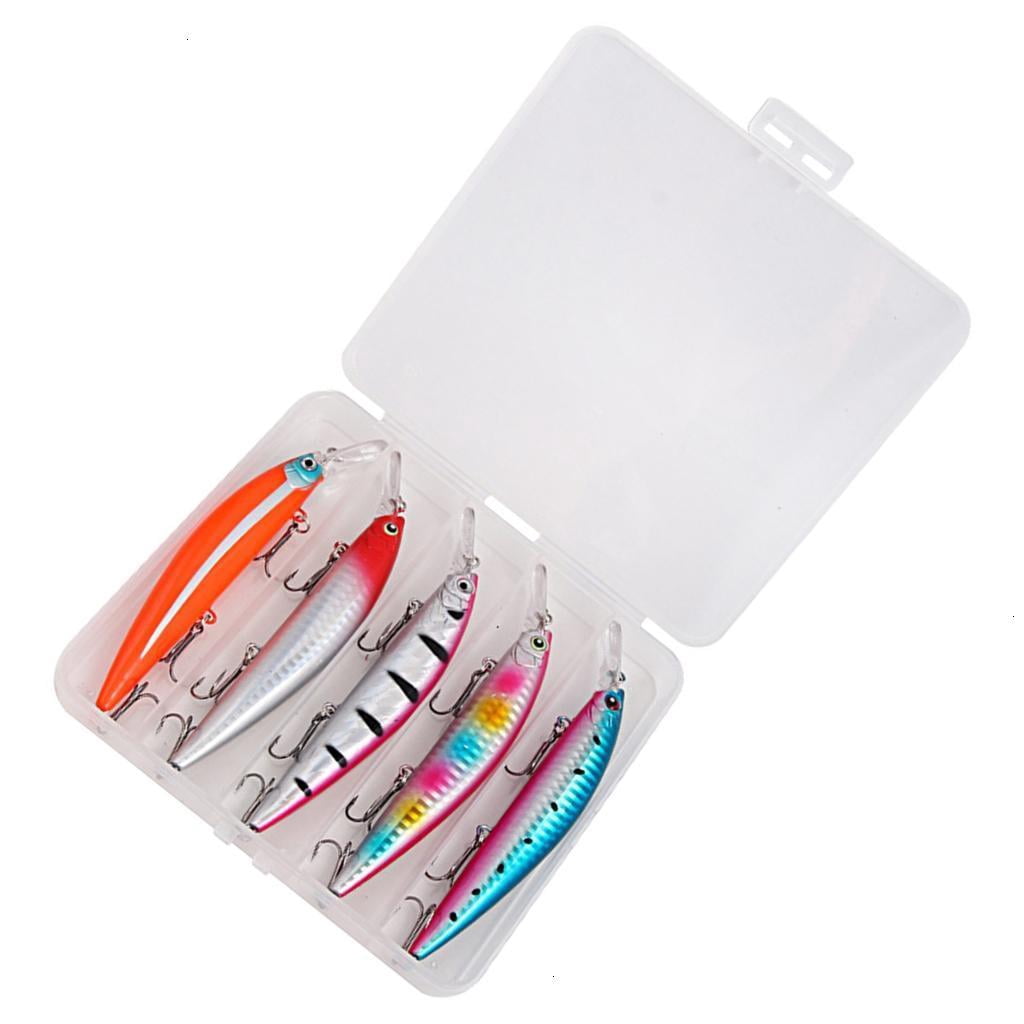 5pcs Fishing Baits Minnow Fishing Lure Artificial Hard Baits Topwaters Artificial Fishing Tackle Lure
