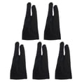 thumbnail image 1 of 5pcs Artists Drawing Glove for Digital Drawing Tablet, Art Glove, Small 6.5" x 3" Black, 1 of 5