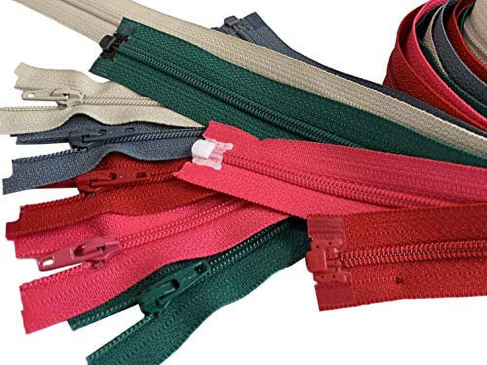 Instant Zipper Set of 6 Universal Zipper Replacement in 3 Sizes No Sewing Needed for Clothes Backpack New