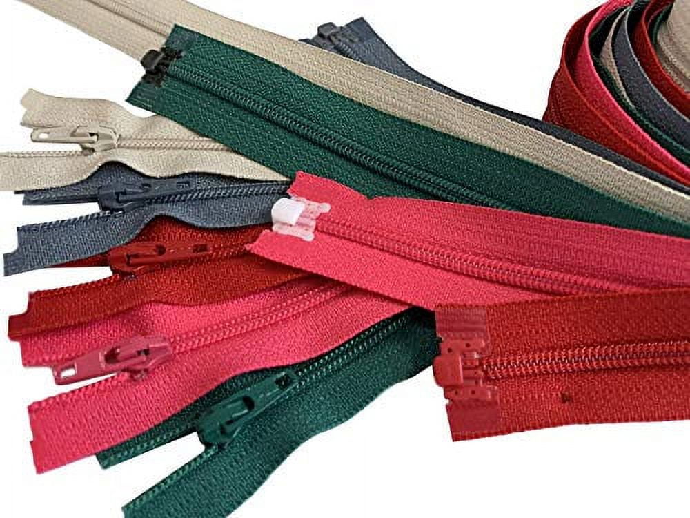 YIXI-SBest #5 Metal Zippers 4 Yards Sewing Zippers Bulk DIY Zipper by The Yard Bulk with 10pcs Slider-Long Zippers for Tailor Sewing Crafts Bag