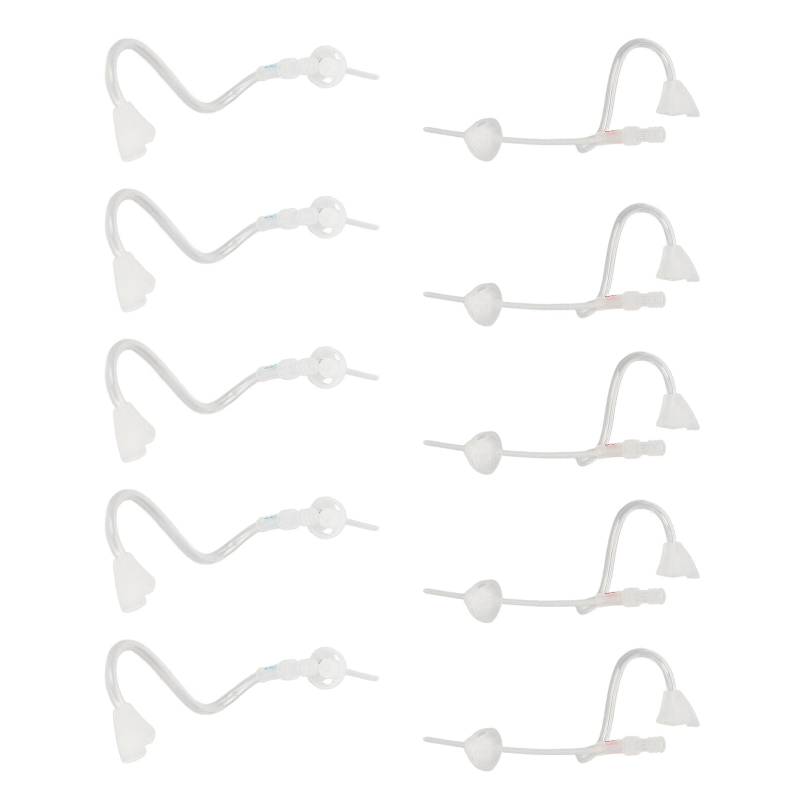 5pcs BTE Sound Aid Replacement Slim Tubes 2B Size Sound Amplifier Tubes
