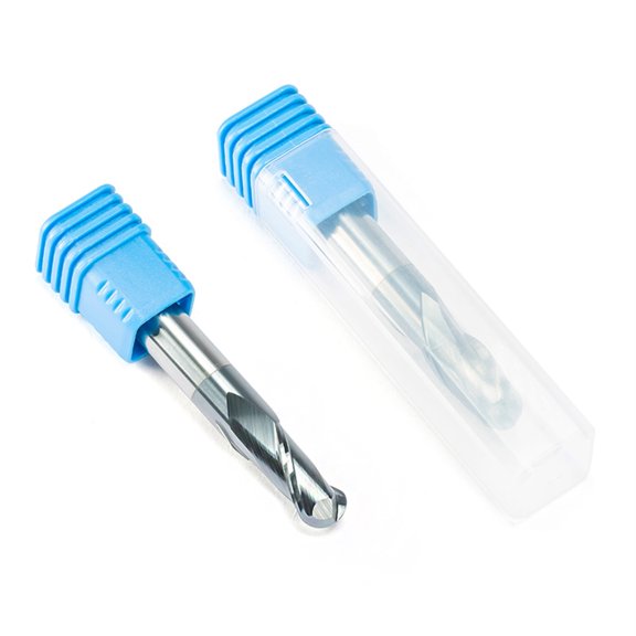 5pcs Ball Nose End Mill R 5mm Milling Machining 75mm Tungsten Steel Spiral Bit Milling Cutter HRC55 2F CNC Metal Cutting