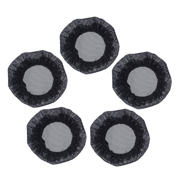 5pcs Ballet Dance Hairnet Hair Nets Bun Cover Hair Accessories for Women Girls (Big Hole, )