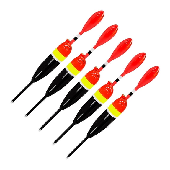 5pcs Balsa Floats Slip Bobbers Fishing Floats and Bobbers Crappie Trout Fishing Bobbers Fishing Tackle Accessories